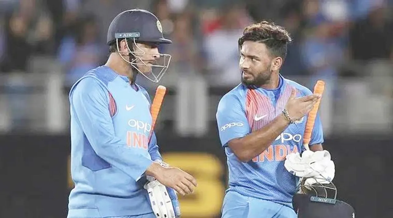 ms dhoni and rishabh pant