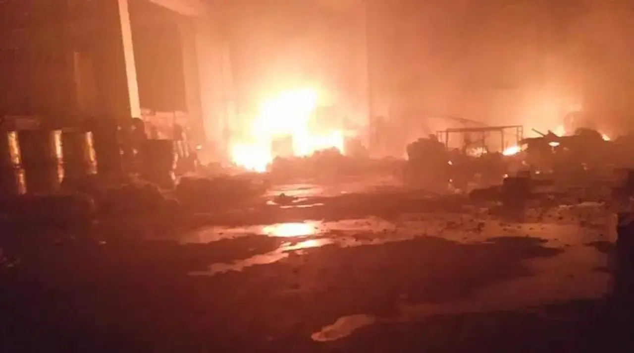 ongc plant, ওএনজিসি প্ল্যান্ট, fire at ongc plant,ওএনজিসি প্ল্যান্টে আগুন, mumbai fire, মুম্বইয়ে আগুন, ongc, ওএনজিসি, Navi Mumbai , নভি মুম্বই