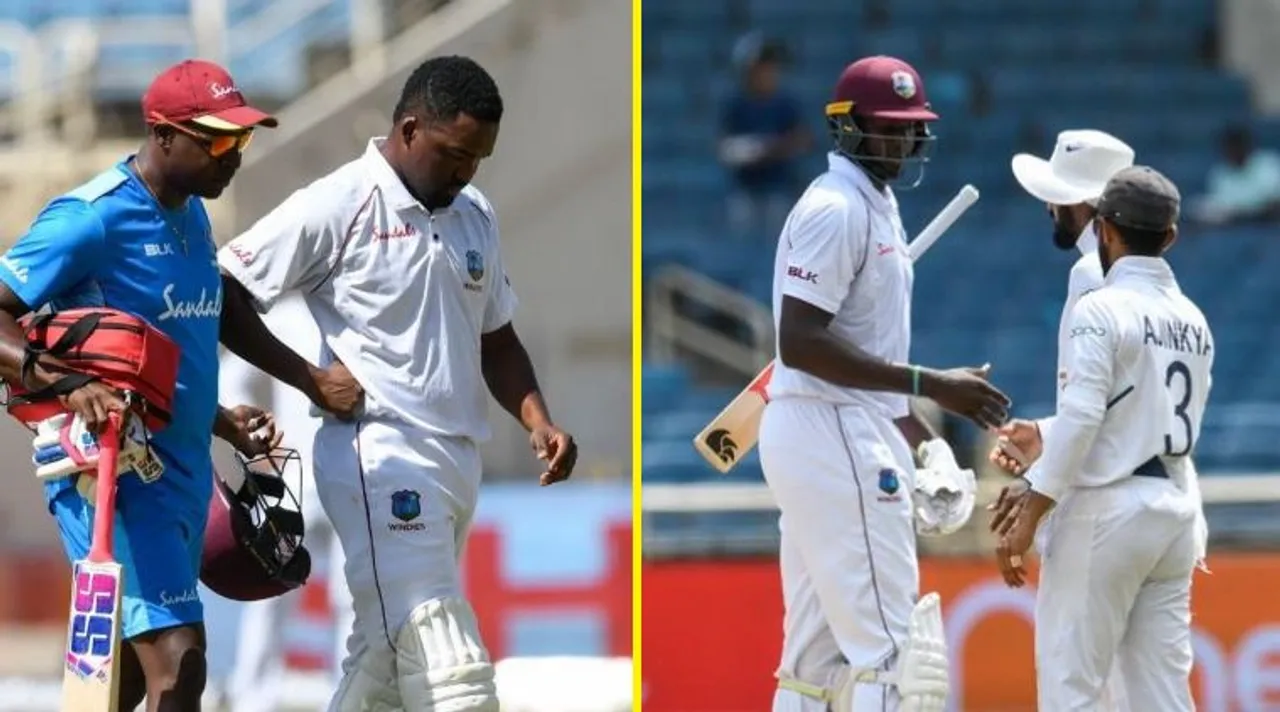 Windies Become The First Team To Bat With 12 Players In An Innings In Test Cricket history
