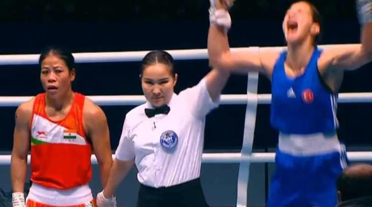 Mary Kom settles for bronze at World Boxing Championships