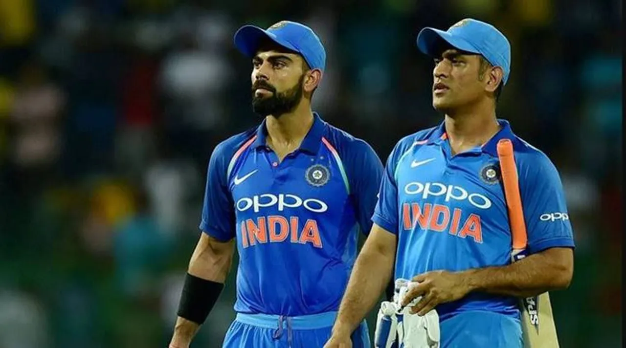 MS Dhoni and Virat Kohli