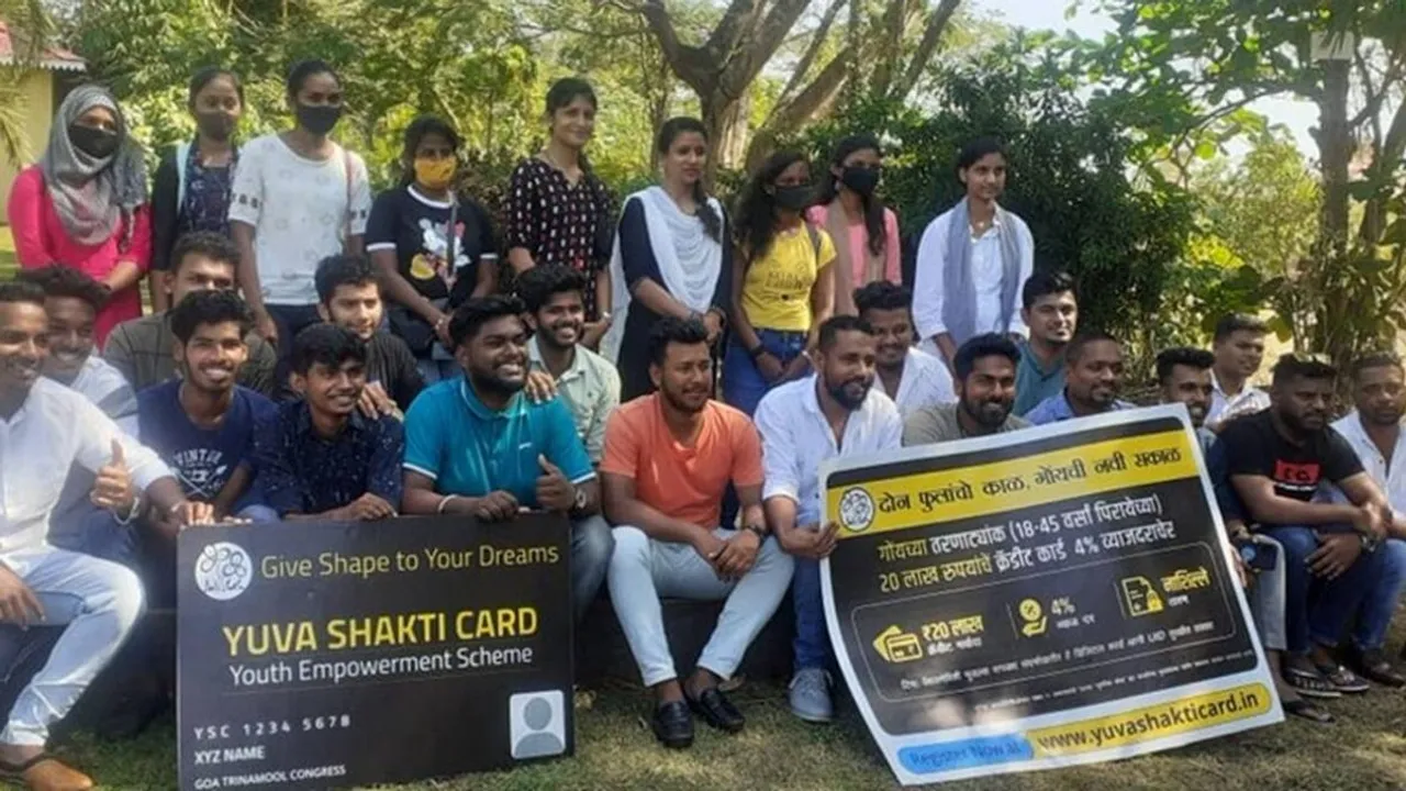 Goa Poll 2022, TMC, Youth Credit Card