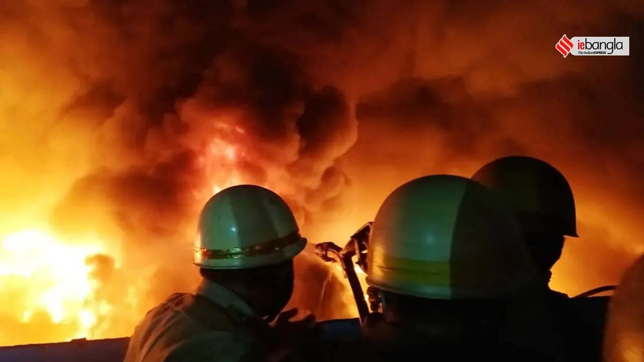 Fire occured at a shop