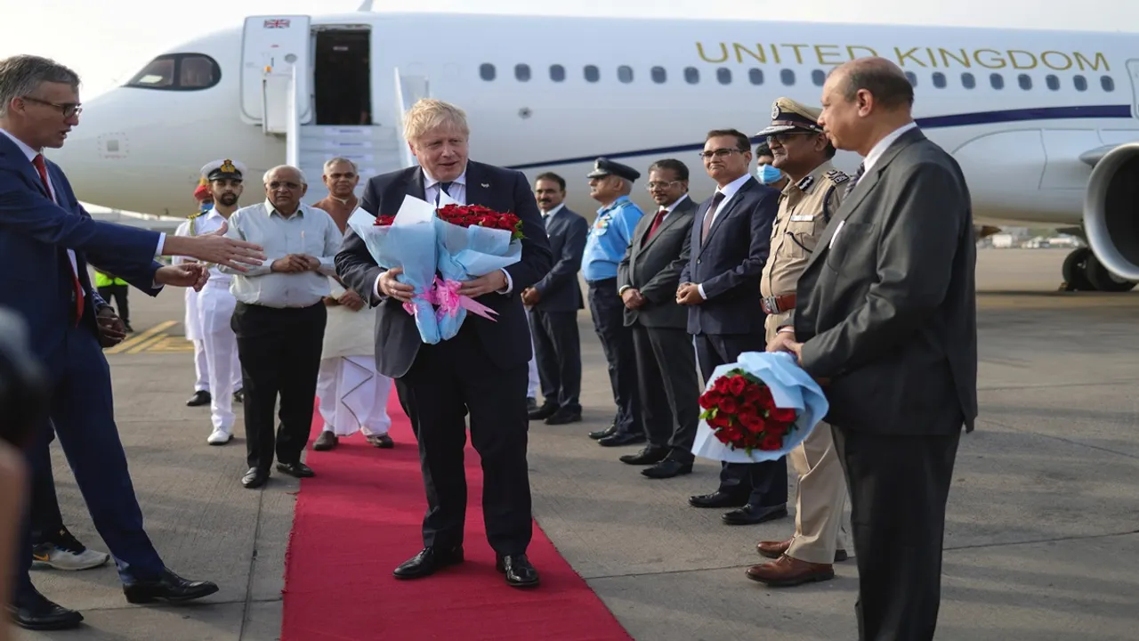 UK PM Boris Johnson in India Updates, ‘Fantastic to be in India,’ tweets Johnson