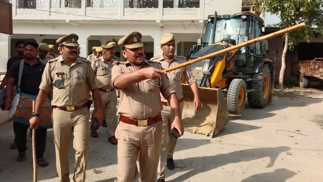 In Uttar Pradesh, bulldozers arrive at doorstep to force crime accused to surrender