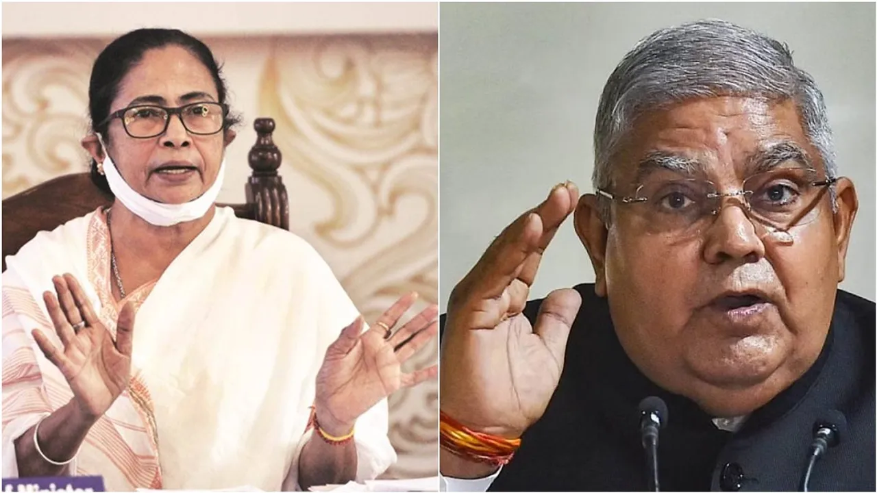 mamata banerjee - jagdeep dhankhar- university chancellor- west bengal