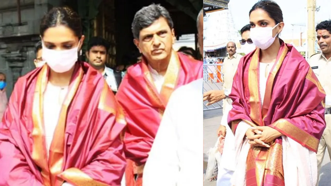 Deepika Padukone, Deepika at Tirupati temple, Prakash Padukone birthday, তিরুপতি দর্শনে দীপিকা, দীপিকা পাড়ুকোন, প্রকাশ পাড়ুকোনের জন্মদিন, তিরুপতি মন্দিরে পুজো দিলেন দীপিকা, bengali news today, তিরুপতি দর্শন