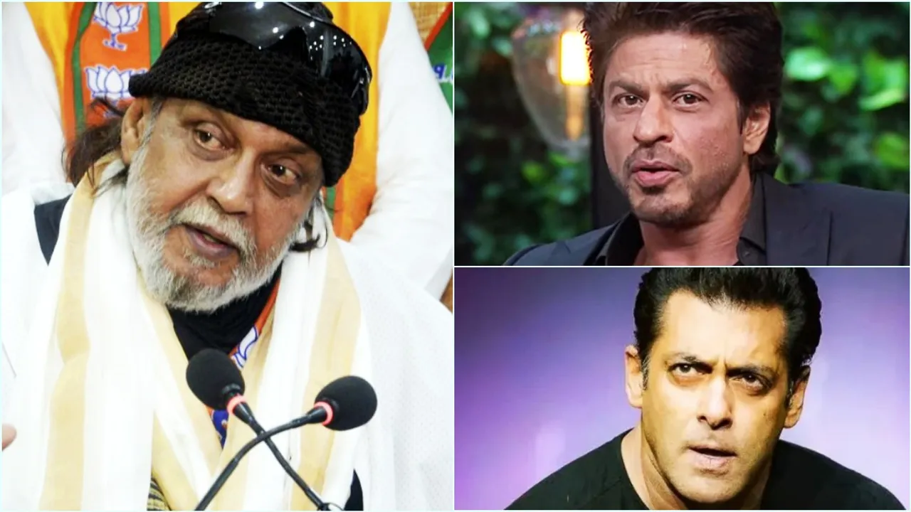 Mithun Chakraborty, Mithun Chakraborty BJP, BJP Muslim, Shah Rukh Khan, Salman Khan, Aamir Khan, Mithun on Shah Rukh Salman, Aamir, Mithun Chakraborty in Bengal, Partha Chatterjee upadates, Bengal SSC scam, Bengal BJP, মিঠুন চক্রবর্তী, শাহরুখ খান, সলমন খান, আমির খান, SSC দুর্নীতি, পার্থ চট্টোপাধ্যায়, পার্থ অর্পিতা, বঙ্গ বিজেপি, কলকাতায় মিঠুন চক্রবর্তী, বিজেপি মুসলিম-বিদ্বেষ, Indian Express Entertainment News, Bengali News today