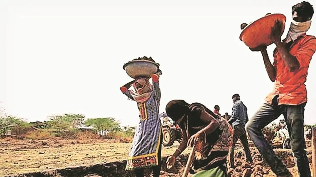 demand for work under mgnregs dips from Covid peak