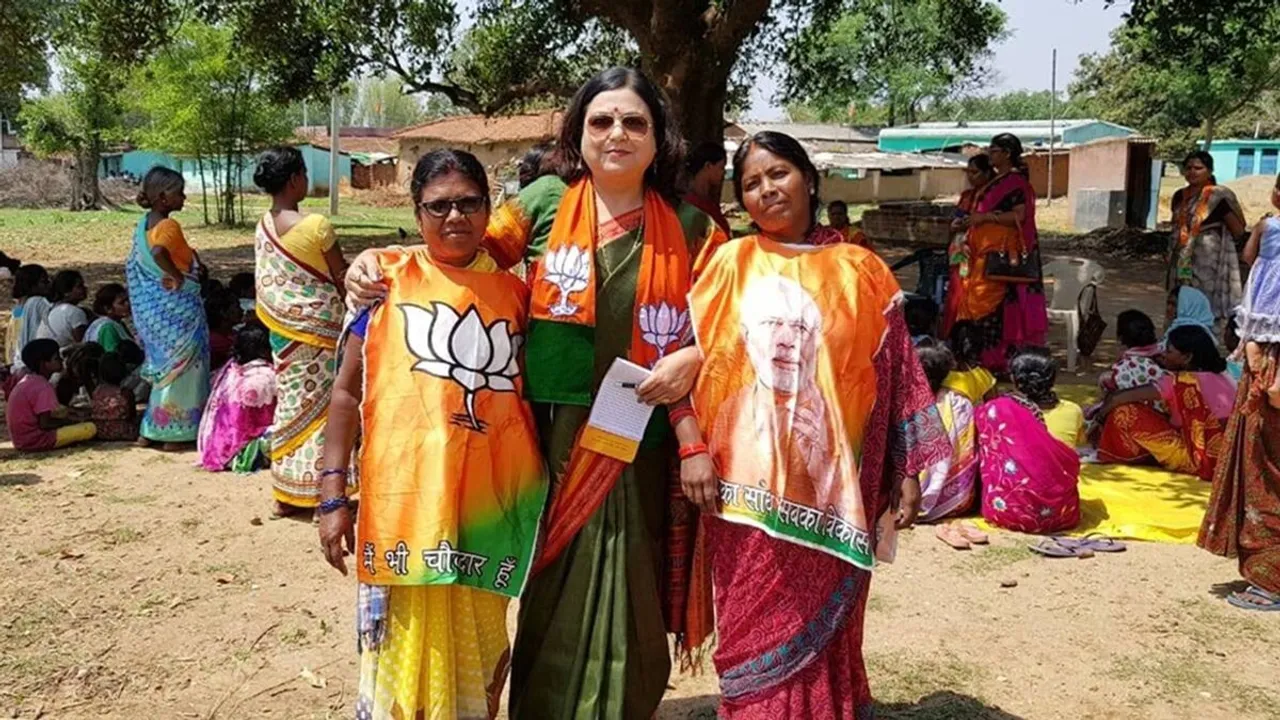 Seema Patra,suspended BJP leader Seema Patra,Ranchi Police,Seema Patra arrested,BJP leader Seema Patra,Seema Patra maid torture"