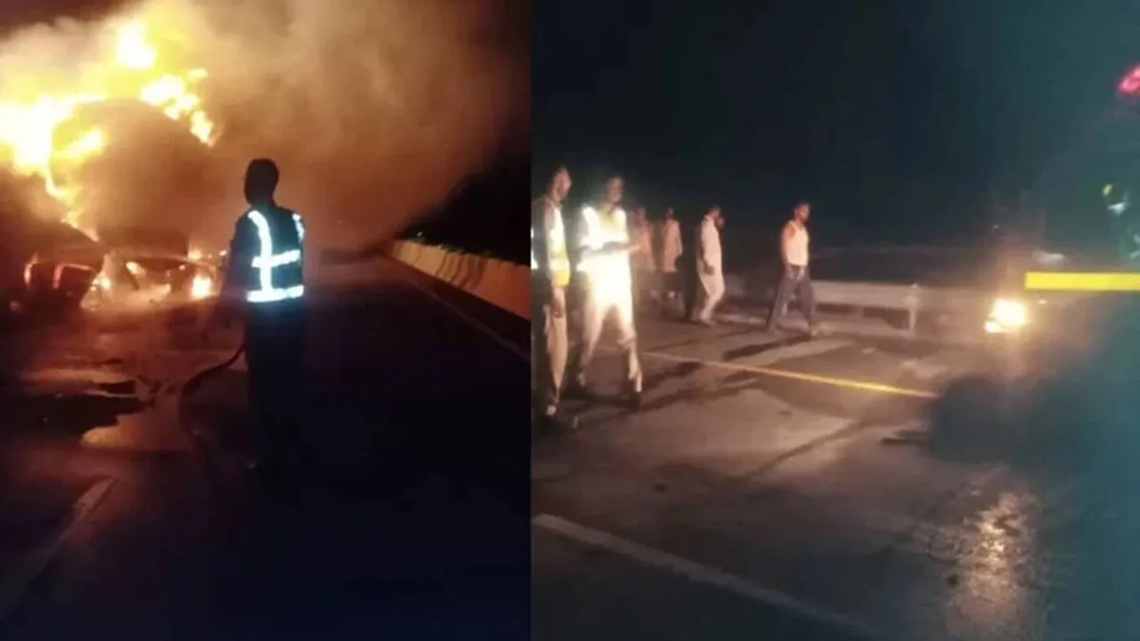 pakistan, pakistan news, pakistan accident, bus and oil tanker clash pakistan, world news, todays news, Multan, lahore news