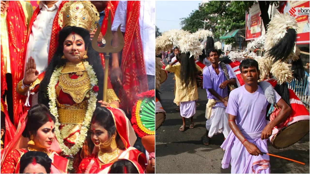 durga pujo padojatra carnival kolkata 2022 cultural things