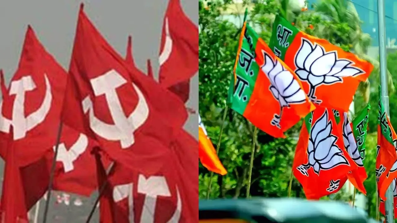 leaders did not accept but local left workers joined hands with the BJP before panchayat poll in bengal, সেটিং তত্বের আবহে গ্রাম-গঞ্জে রাম-বাম জোটে শান, 'ঘেঁটে-ঘ' বাংলার রাজনীতি