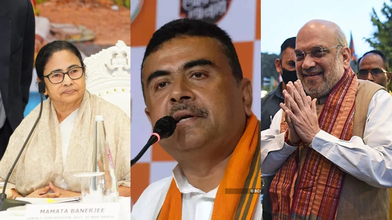 suvendu adhikari on amit shah and mamata banerjee one to one metting at nabanna