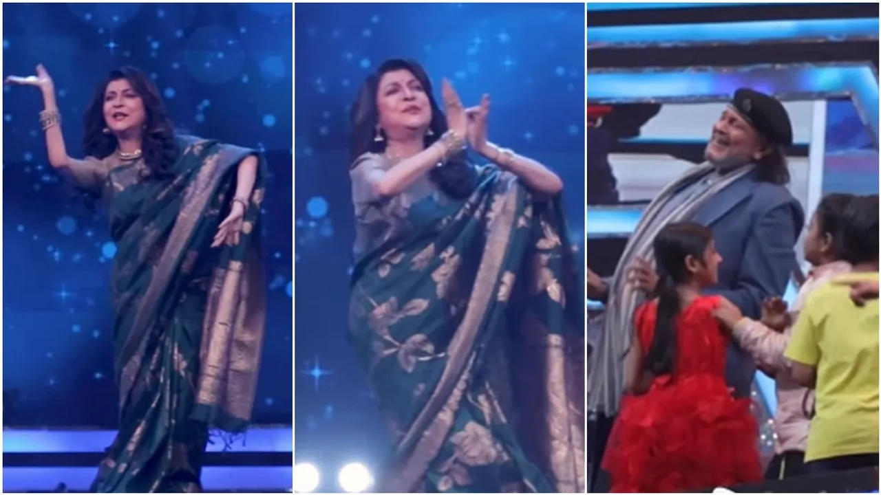 debashree roy danced full at zee bangla mithun ankush dance together