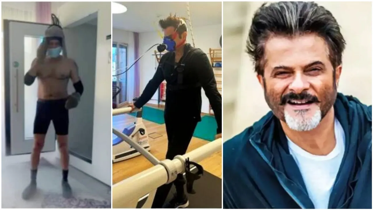 Anil Kapoor, Anil Kapoor viral video, Anil Kapoor workout, Anil Kapoor news, অনিল কাপুর, অনিল কাপুরের জিম, অনিল কাপুর ভিডিও, বলিউডের খবর