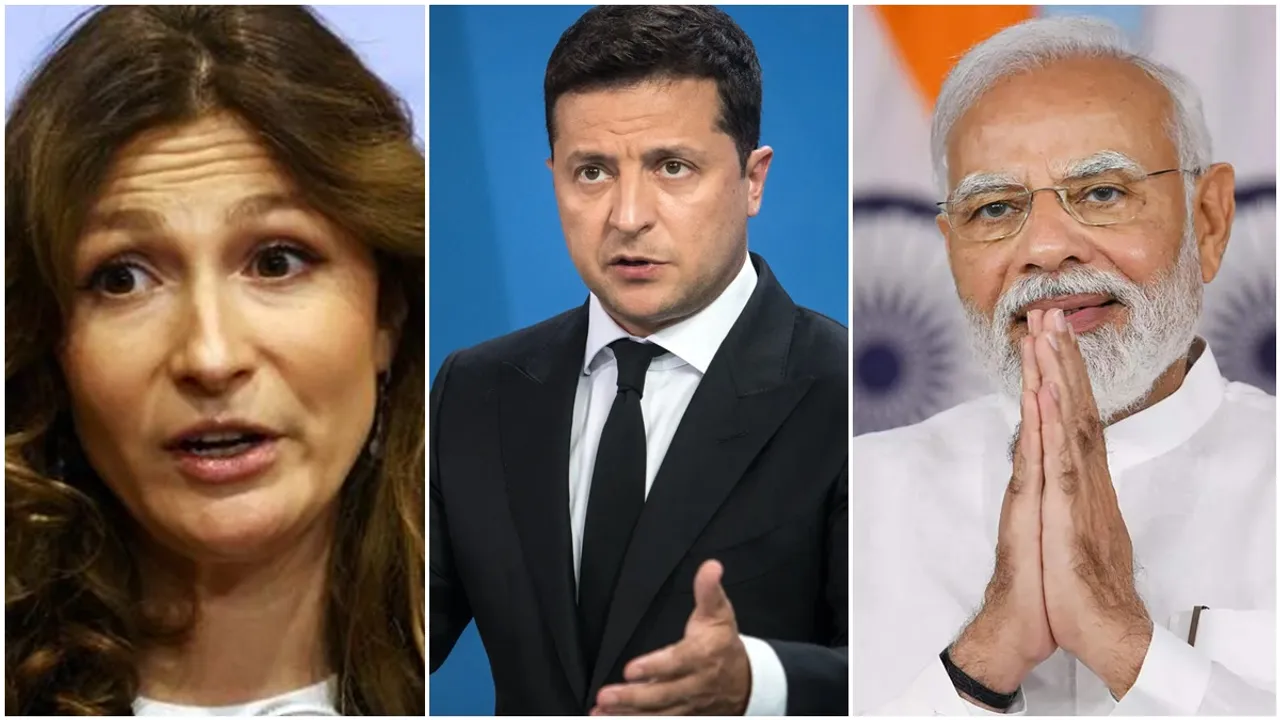 "Ukraine minister in Delhi, Volodymyr Zelenskyy, G20 meet, G-20 summit, indian express, indian express news, Emine Dzhaparova, ukraine, ukraine news, india ukraine, russia ukraine war"