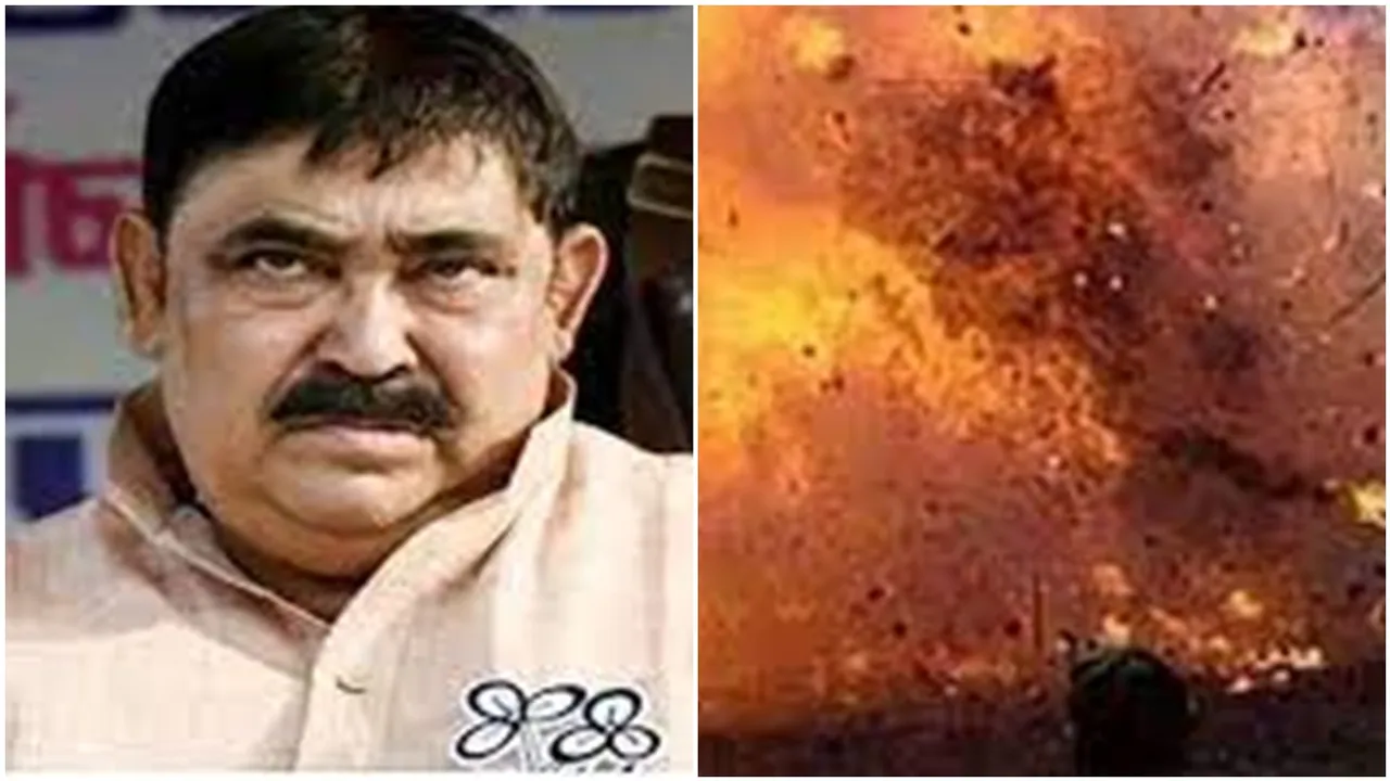 bomb blast at tmc leaders house in birbhum