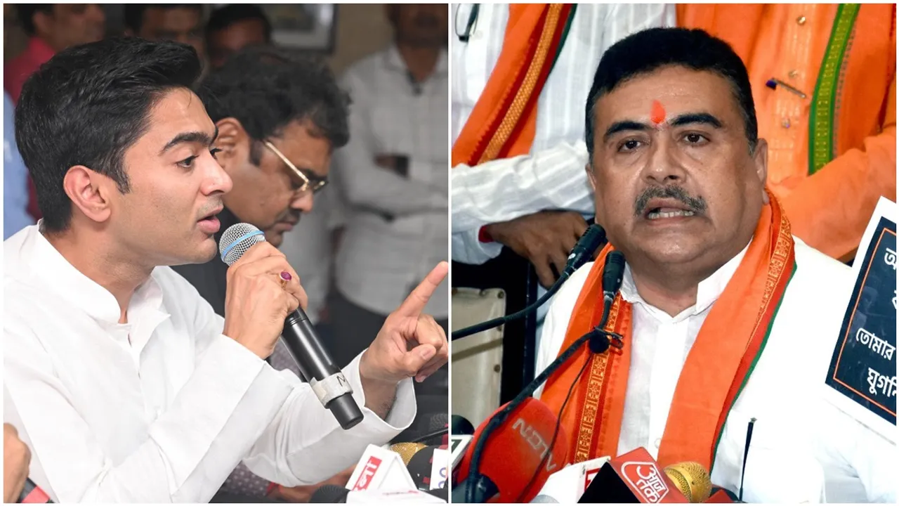 Why Abhishek Banerjees challenge for face-to-face debate on narada cam issue is rejected by Suvendu Adhikari , অভিষেক 'চ্যালেঞ্জ' ছুড়তেই 'ভোলবদল' শুভেন্দু'র! ধুয়ে দিল তৃণমূল