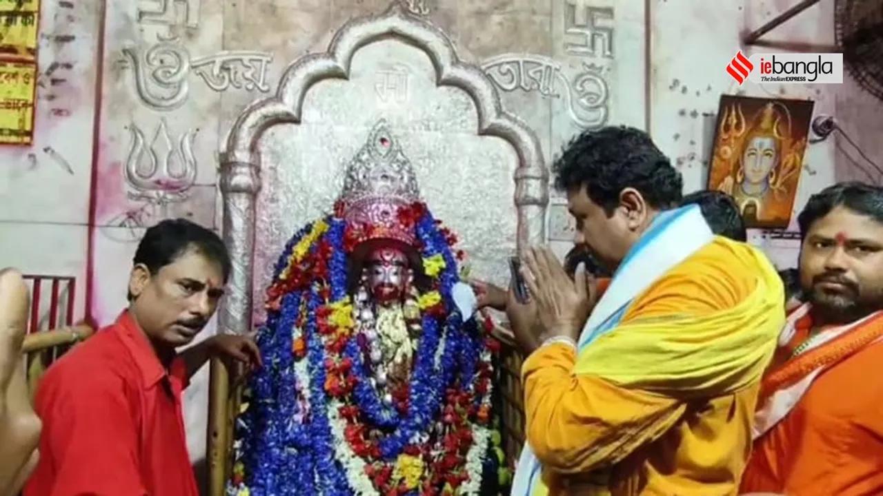 huge crowd of devotees at tarapith on kaushiki amavasya