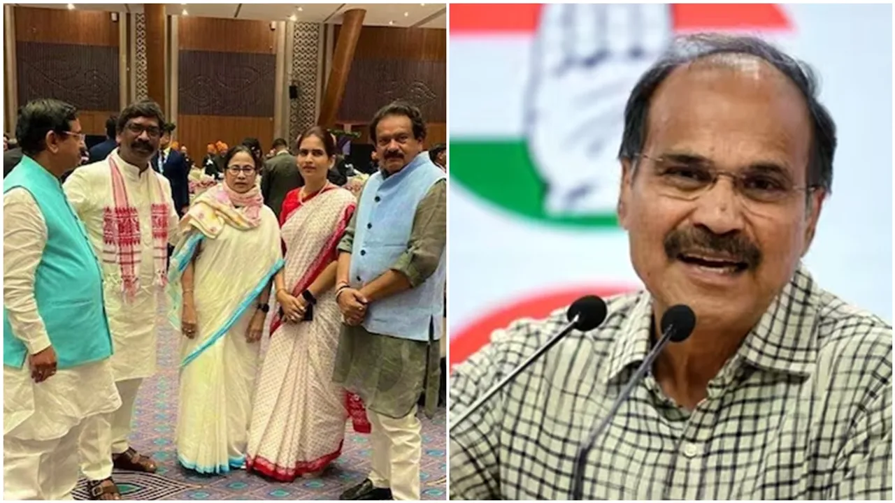 adhir ranjan chowdhury criticize mamata banerjee for attending g-20 summit , জি-২০'র নৈশভোজে মমতা, বড় ইঙ্গিত অধীর চৌধুরীর