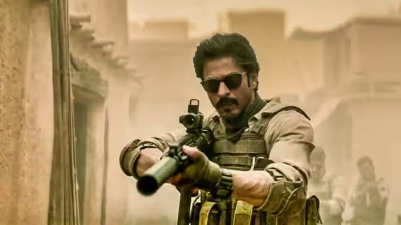 Shah Rukh Khan, king Khan with gun at a office Bollywood news