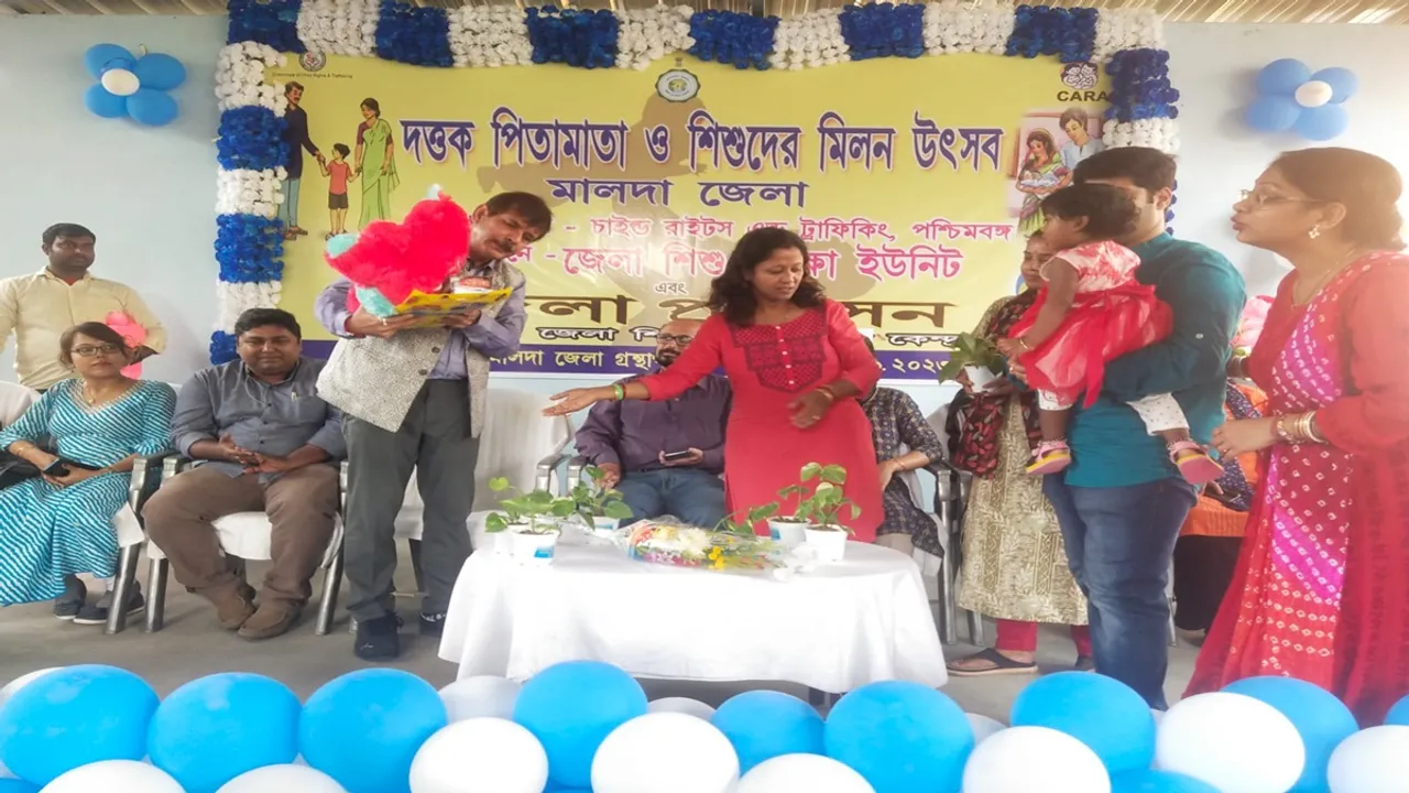 Maldah district administration organized a special program on child adoption