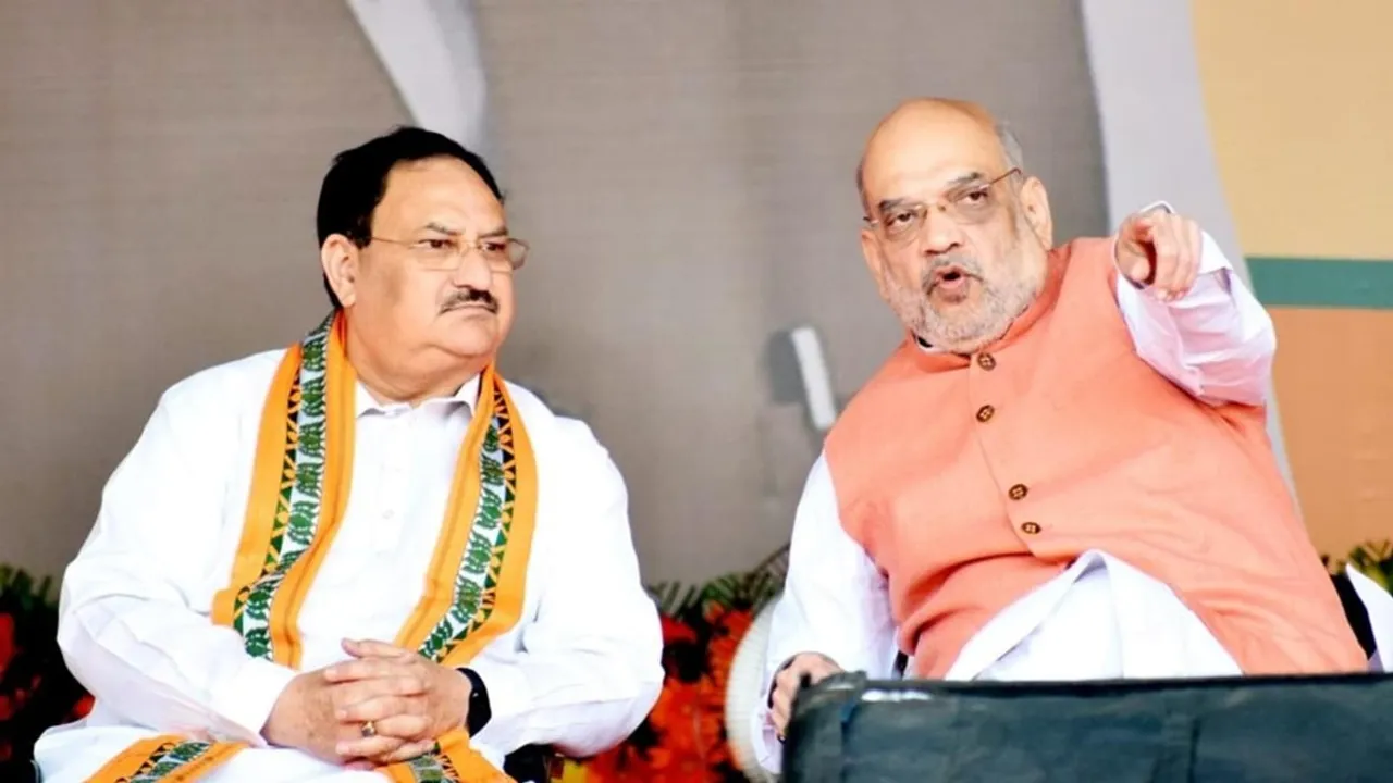 Mission Bengal for BJP as Amit Shah and J P Nadda in Kolkata