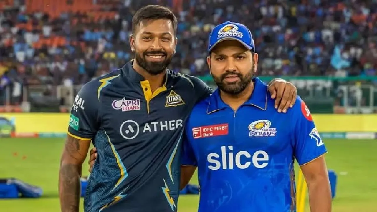 Hardik Pandya and Rohit Sharma