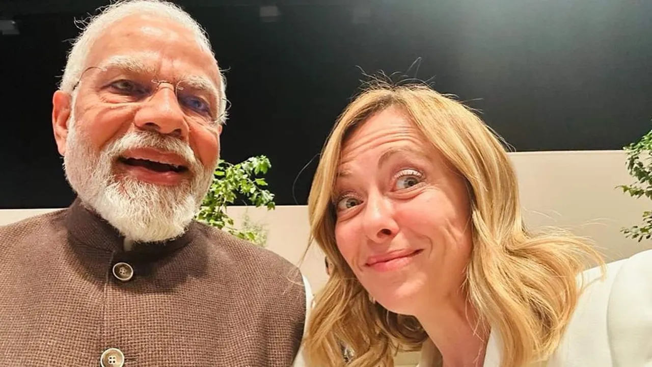 After separation from her husband, Italy PM Georgia Meloni shared picture with Prime Minister Narendra Modi on Instagram, wrote in post Melody