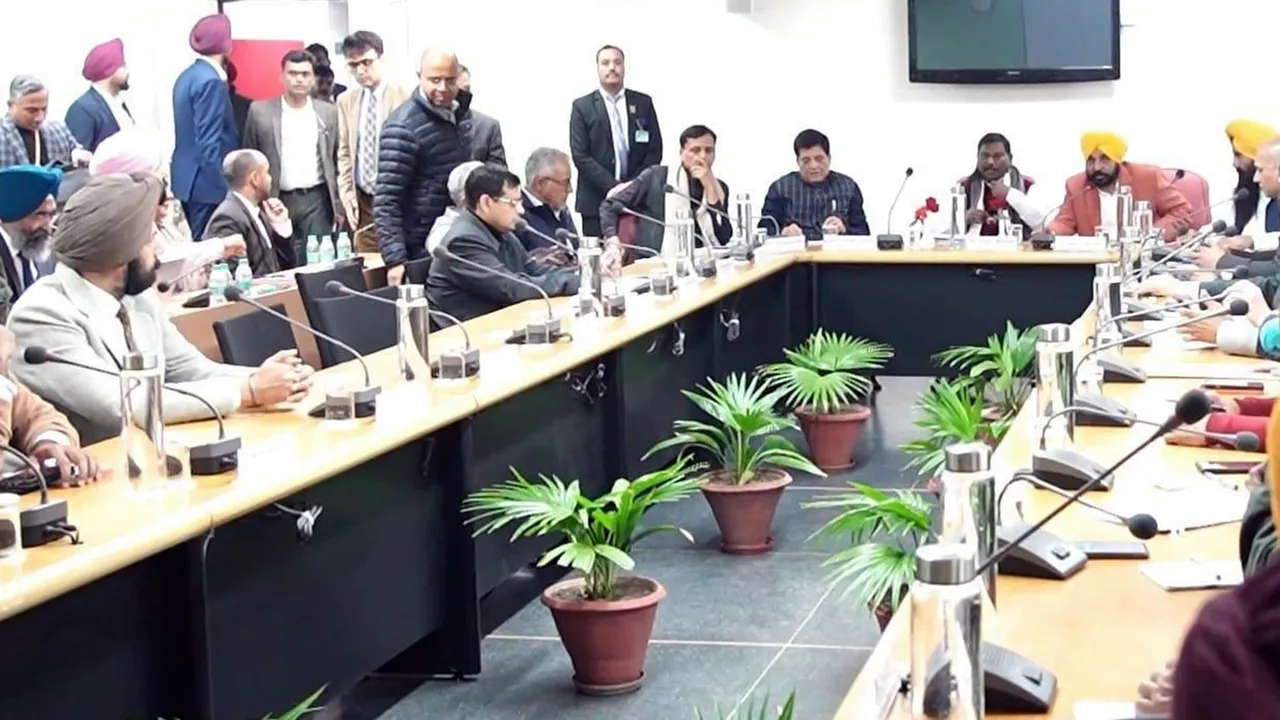 Talks positive, focused on crop diversification, aid via NAFED: Govt