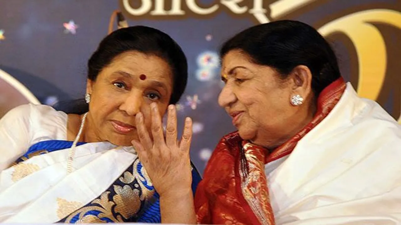 lata mangeshkar, asha bhonsle