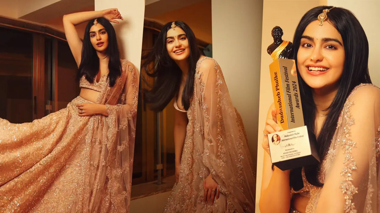 Adah Sharma DadaSaheb Phalke International film awards 2024 Most promising actress Kerala story movie Adah Sharma