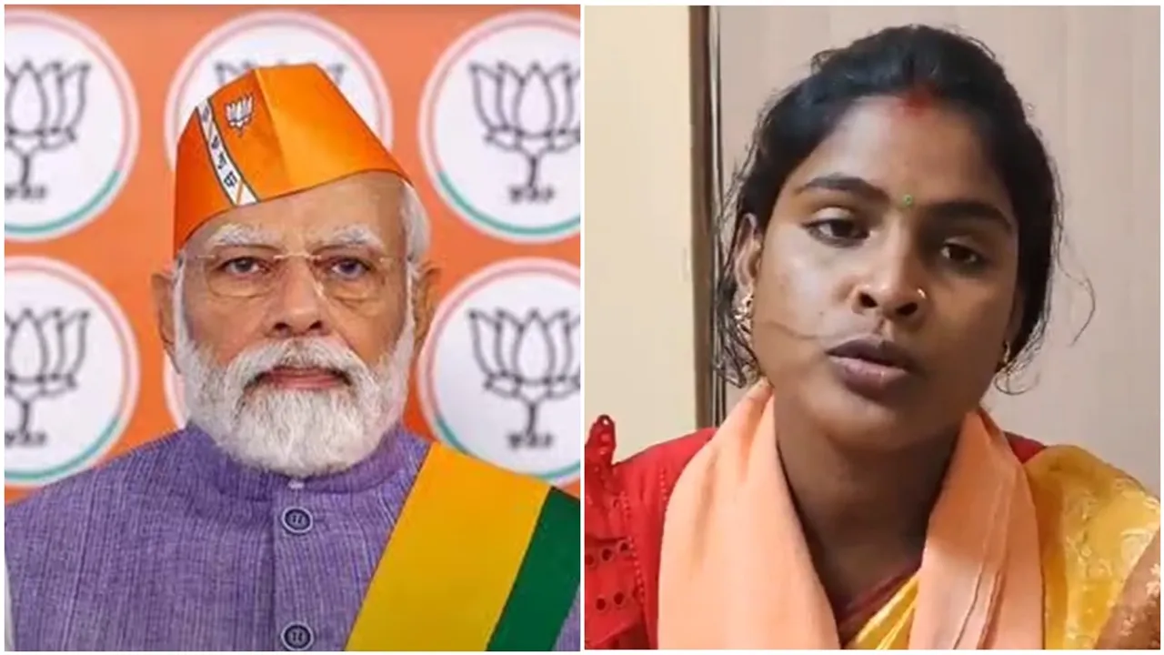 PM Modis phone conversation with Sandeshkhali resident Rekha Patra who is BJP candidate from Basirhat , বসিরহাটের বিজেপি প্রার্থী সন্দেশখালির বাসিন্দা রেখা পাত্রর সঙ্গে প্রধানমন্ত্রীর মোদীর ফোনে কথোপকথন