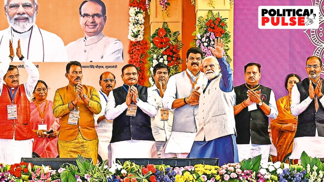 Narendra Modi, Lok Sabha Elections 2024, Bharatiya Janata Party (BJP), Political Pulse, PM speeches, Viksit Bharat, Congress, Indian express news, current affairs