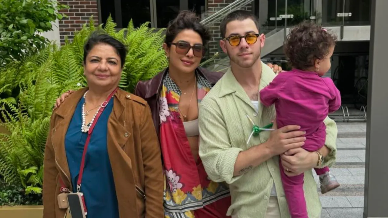 Priyanka Chopra's Instagram post with her family on Mother's Day