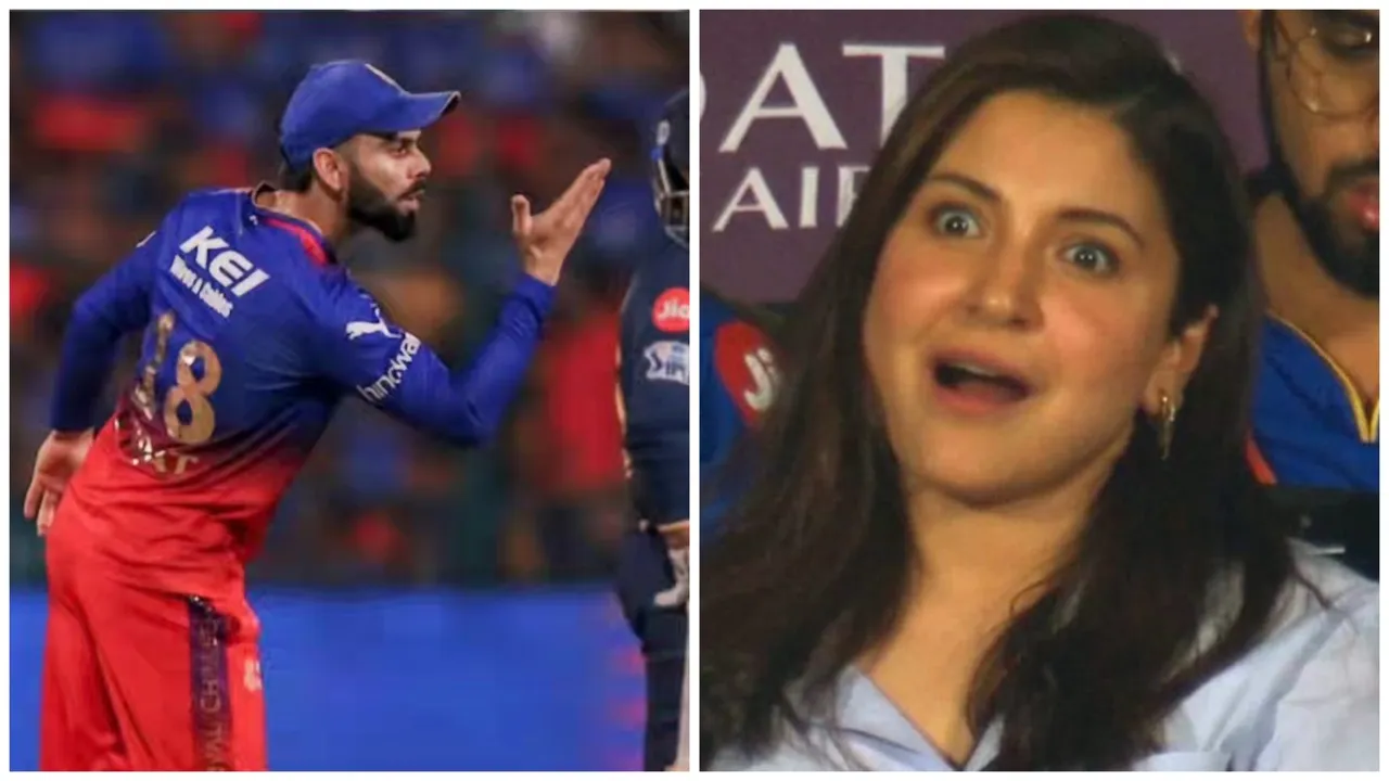 Anushka Sharma cheered for Virat Kohli at the recent IPL match