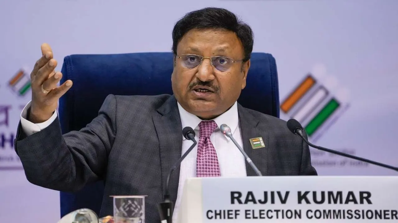 Rajiv Kumar, CEC press conference, BJP, Congress, Lok Sabha Elections 2024, Lok Sabha Election Results, Lok Sabha poll results"