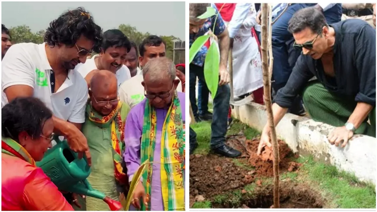 Akshay Kumar joins tree plantation drive in Mumbai