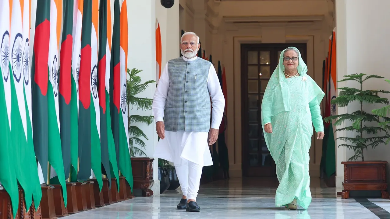 Sheikh Hasina PM Modi India Bangladesh