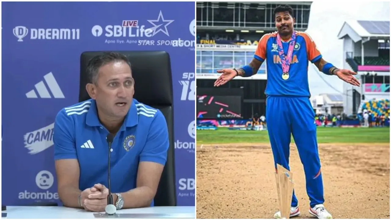 Ajit Agarkar, Hardik Pandya, অজিত আগরকার, হার্দিক পান্ডিয়া