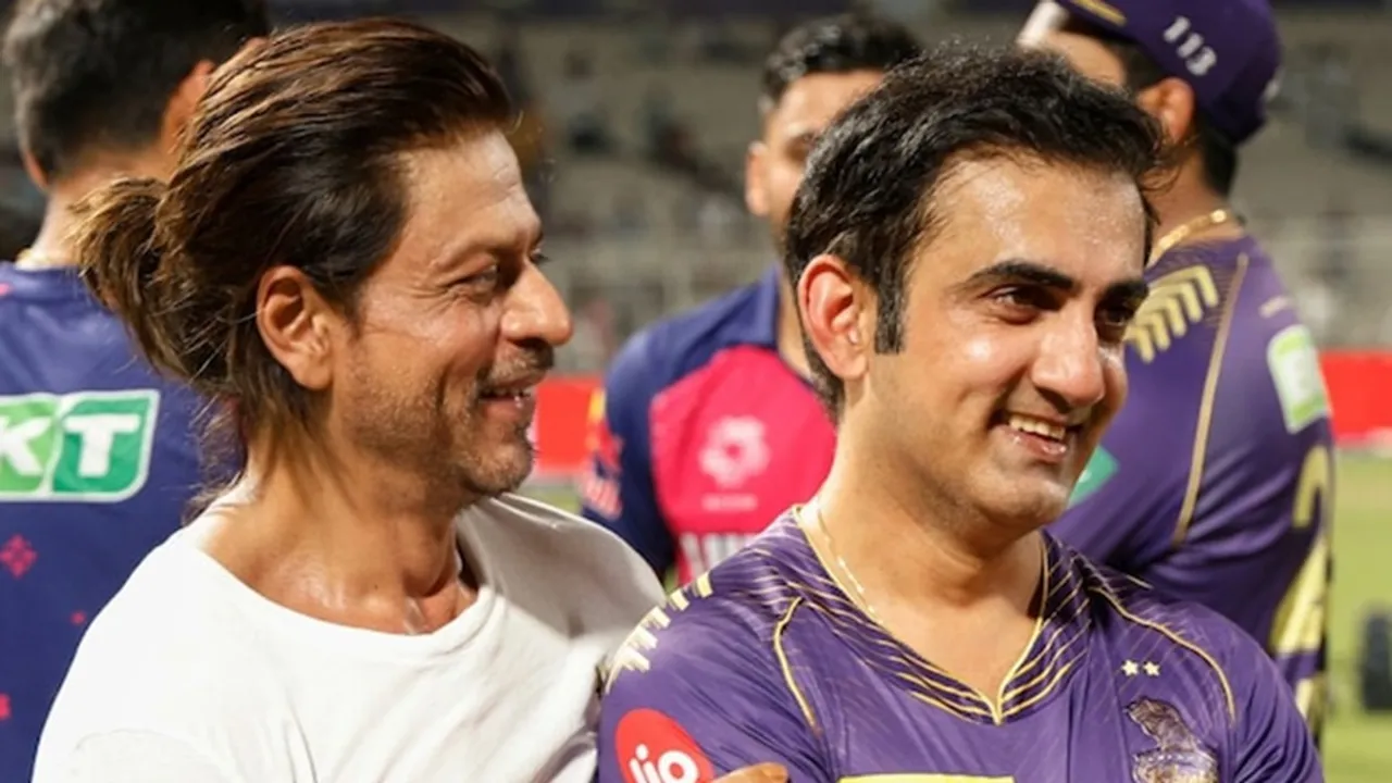 Shahrukh Khan, Gautam Gambhir, শাহরুখ খান, গৌতম গম্ভীর,