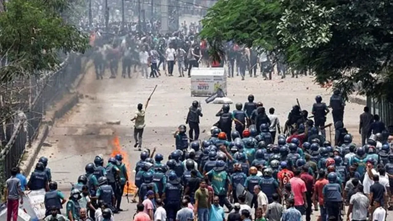 "bangladesh protest, bangladesh quota protest, anti quota protest in bangladesh, dhaka, indians evacuated from dhaka, meghalaya, sheikh hasina, internet suspension, bangladesh protest death toll, indian express