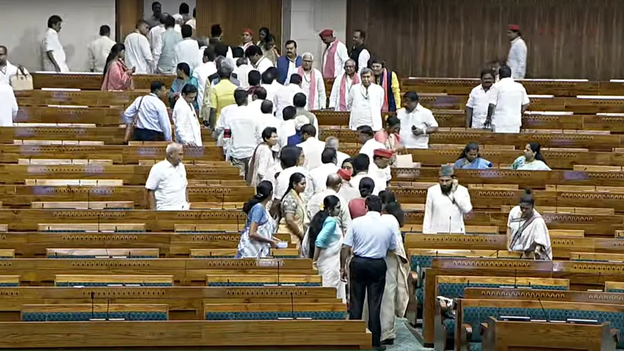 Parliament Session 2024 Live Updates: Opposition MPs walked out of the Lok Sabha earlier. (Sansad TV)