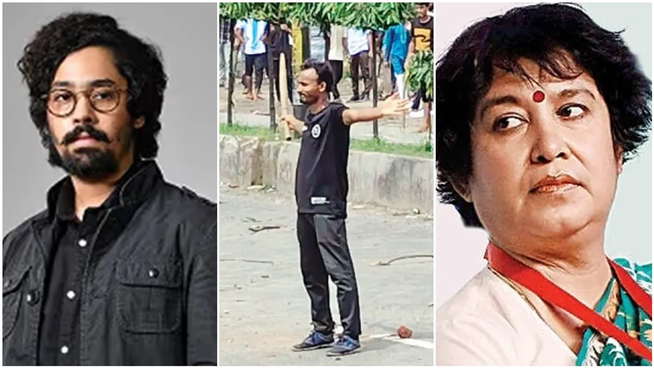 riddhi sen and taslima nasrin shared protest on bangladesh tollywood news