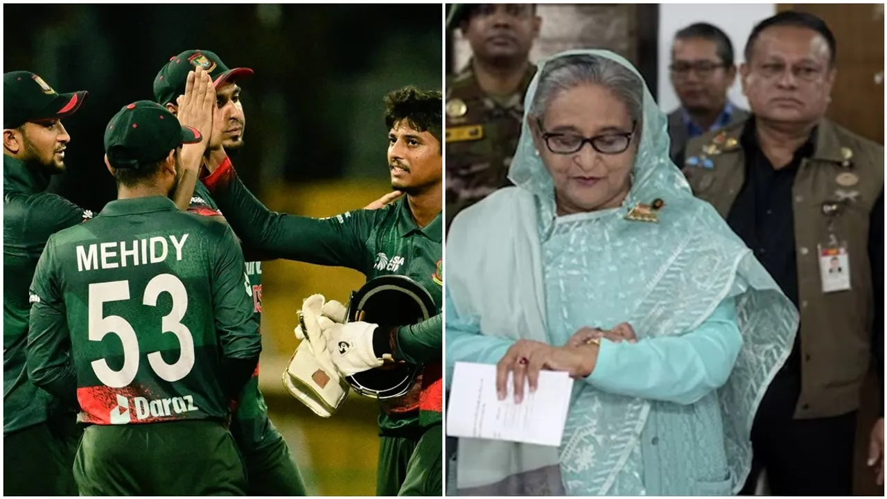 Bangladesh cricket team, Sheikh Hasina, বাংলাদেশ ক্রিকেট দল, শেখ হাসিনা,