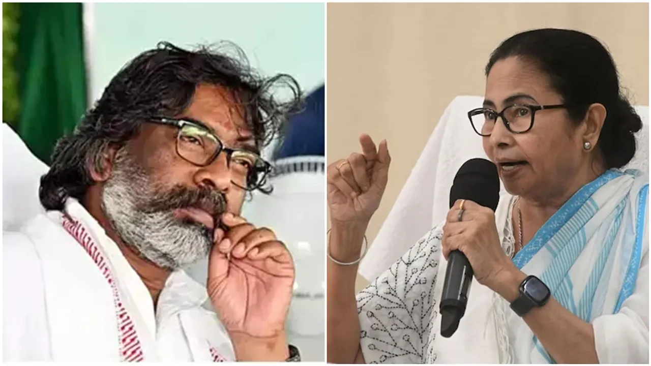 Mamata Banerjee talks with Hemant Soren regarding Flood Situation, হেমন্ত সোরেন, মমতা ব্যানার্জি, বন্যা পরিস্থিতি