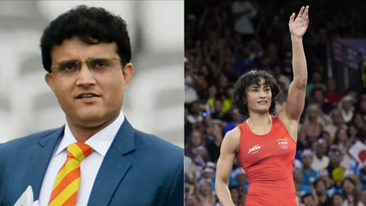 Sourav Ganguly, Vinesh Phogat, সৌরভ গাঙ্গুলি, ভিনেশ ফোগত,