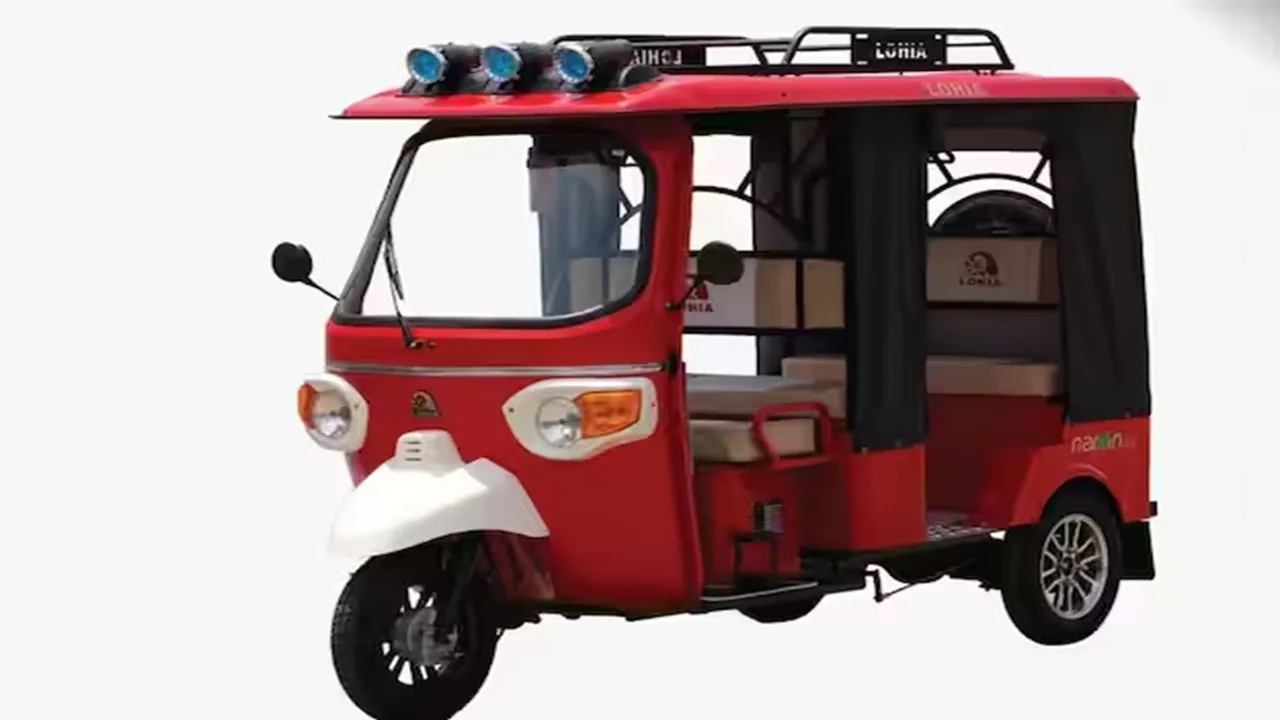 "passenger vehicle, E rickshaw, electric vehicle, made in India, electric passenger vehicle, New e-rickshaw, Lohia electric passenger vehicle, Lohia E rickshaw, Make in India