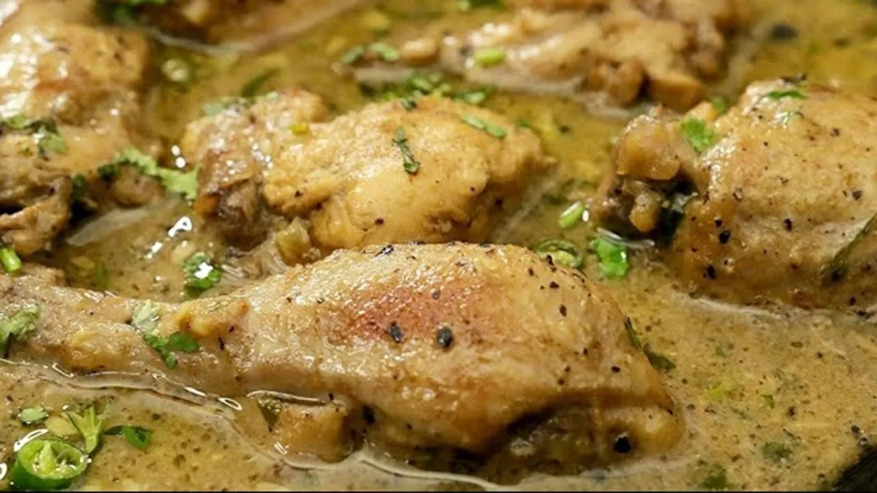 How to cook chicken without oil and spices, বিনা তেলে মাংস রান্না, চিকেন